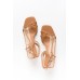 Brandy Tan Strappy Heel